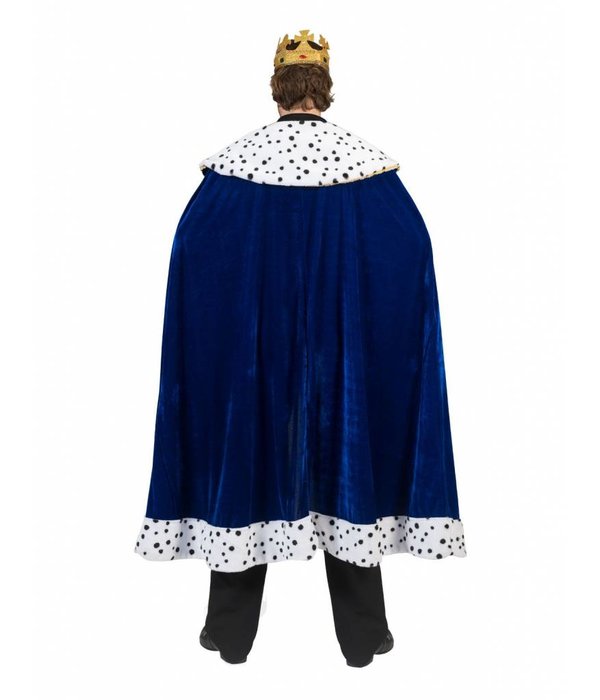 Koningsmantel man blauw