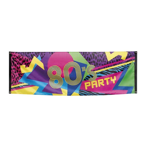 Banner 80' disco party