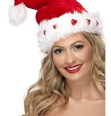 Kerstman hoed light up