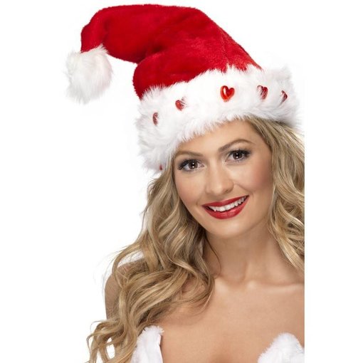 Kerstman hoed light up