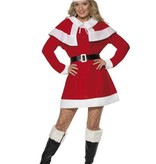 Miss Santa kostuum fleece