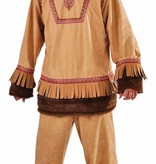 Eskimo kostuum man bruin
