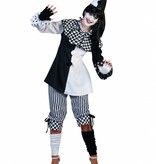 Pierrot kostuum dames Pedrolina