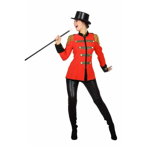 Rode Circus jas dames