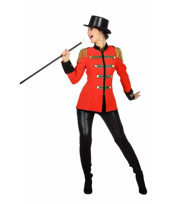 Rode Circus jas dames