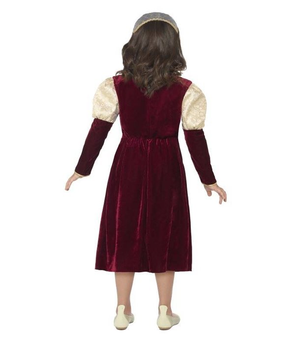 Tudor prinsessen kostuum meisje