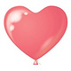 Hartjes ballonnen roze 8 stuks