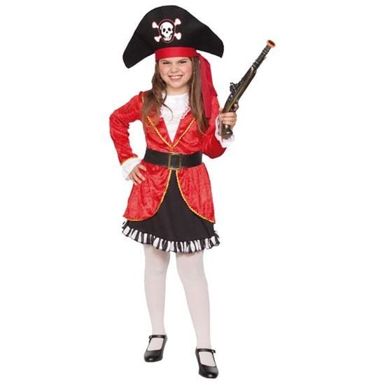 Kapitein/Piraat kostuum meisje