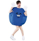 Emoji kleding Snoepje blauw