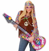 Opblaasbare hippie gitaar 105 cm