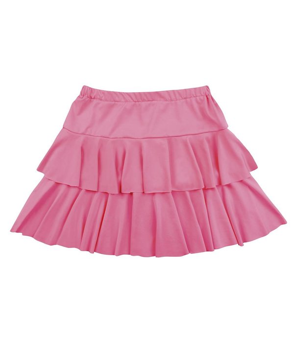 Mini rokje neon roze ruffles