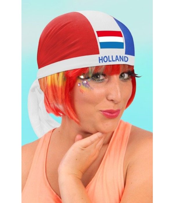 Bandana Holland rood/wit/blauw - Feestbazaar.nl