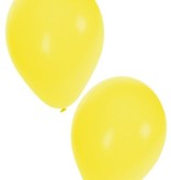 Ballonnen geel 50 stuks