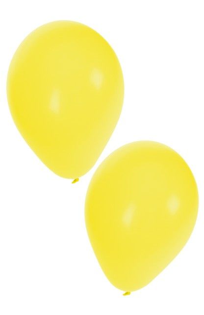 Ballonnen geel 50 stuks afbeelding