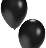 Ballonnen zwart 50 stuks