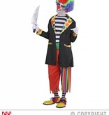 Kwaadaardige Clown kostuum man