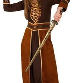 Kostuum krijger vrouw