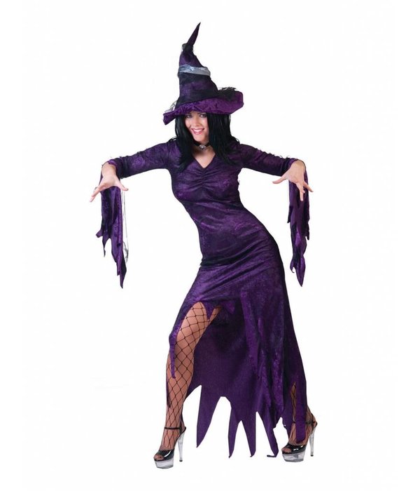 Heksenjurk Paars/Zwart