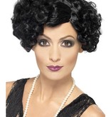 20's Charleston pruik zwart