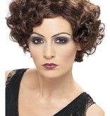 20's Charleston pruik bruin
