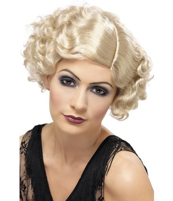 20's Charleston pruik blond