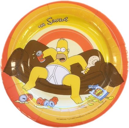 The Simpsons bordjes 10 stuks afbeelding