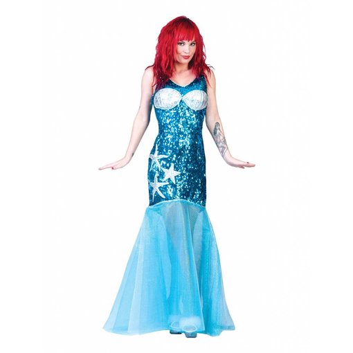 Glitter jurk zeemeermin