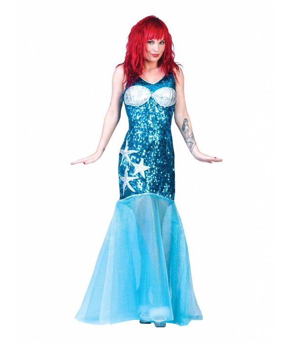 Glitter jurk zeemeermin