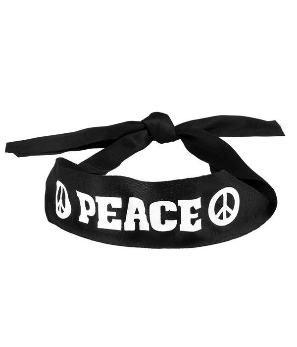 Peace hoofdband zwart