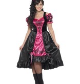 Saloon girl kostuum plus size
