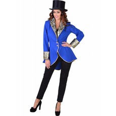 Circus slipjas dames blauw luxe