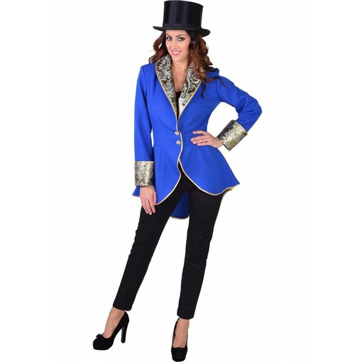 Circus slipjas dames blauw luxe