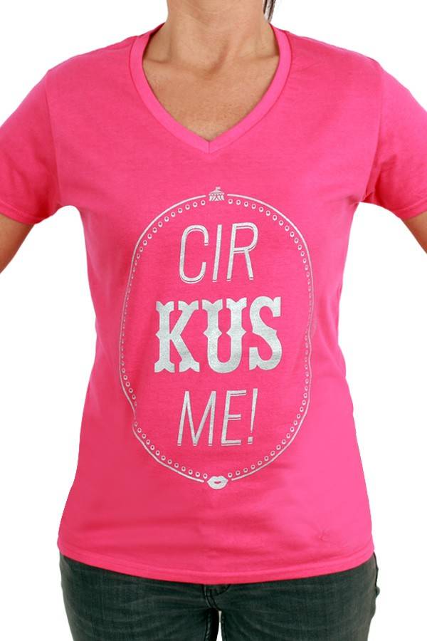 Toppers T-shirt vrouw 'Cir KUS Me'