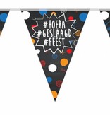 Vlaggenlijn Geslaagd Hoera