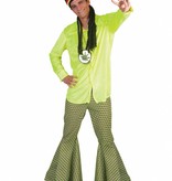 Groene hippie broek man