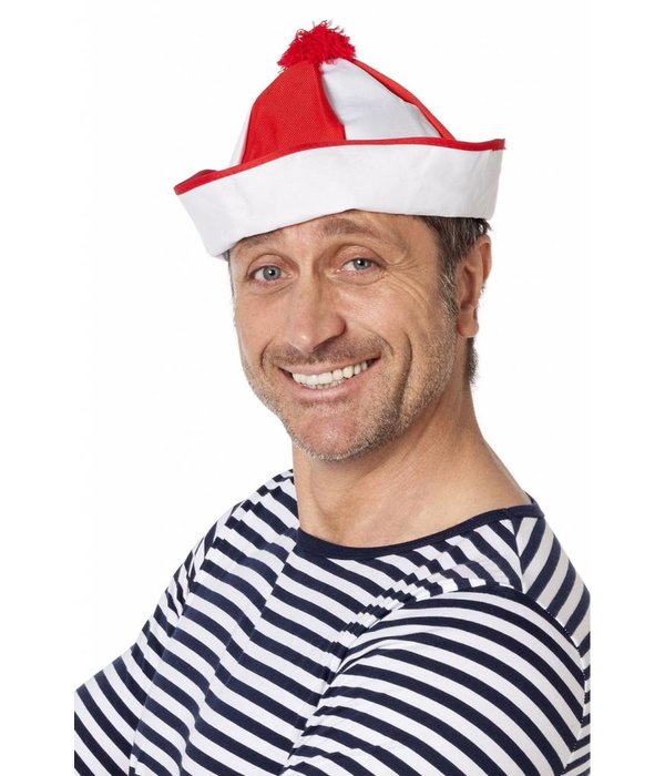 Matrozen hoedje rood