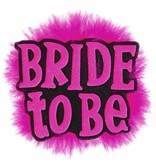 Broche zwart 'Bride to Be'