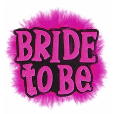 Broche zwart 'Bride to Be'