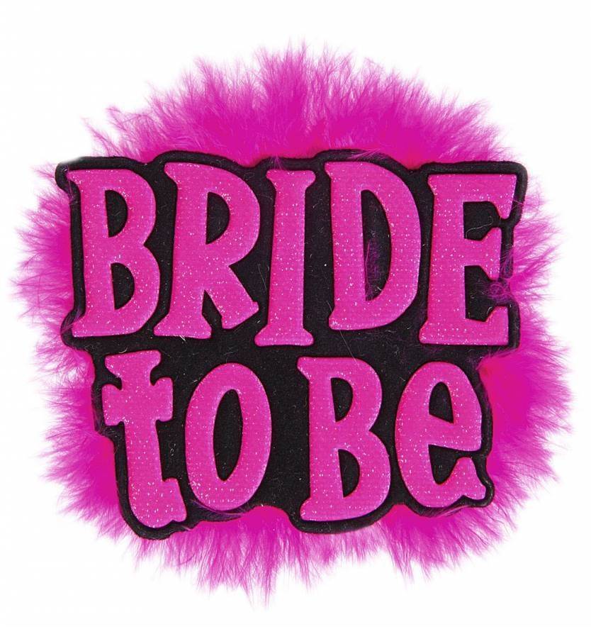 Broche zwart &apos;Bride to Be&apos; afbeelding