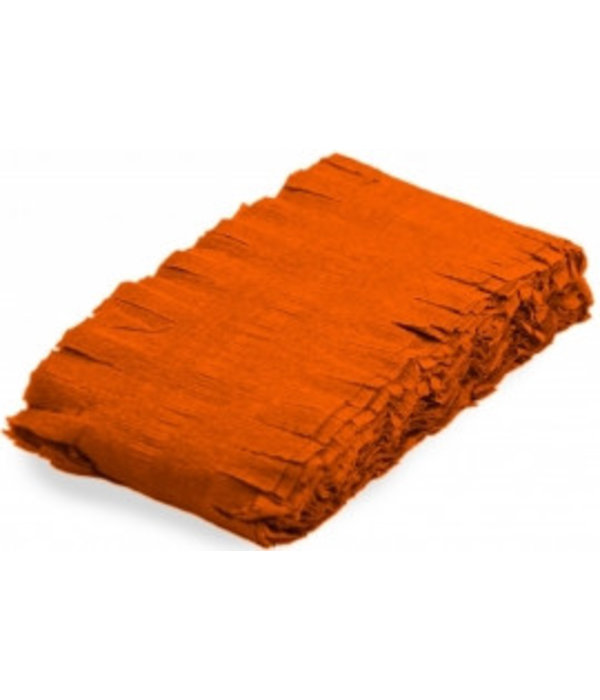 Oranje Crepe Papier Slinger 6 meter