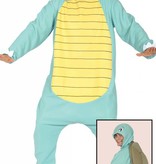 Blauwe turtle pak volwassenen