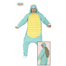 Blauwe turtle pak volwassenen