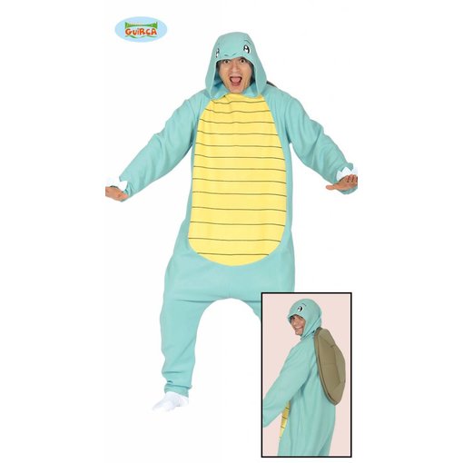 Blauwe turtle pak volwassenen
