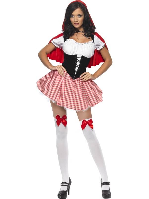 Sexy Rood kapje outfit afbeelding