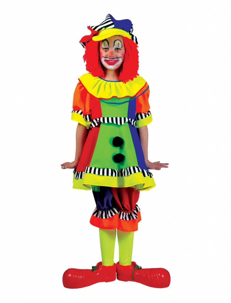 Confetti Clown olivia kostuum | circus clowns pakje online kopen