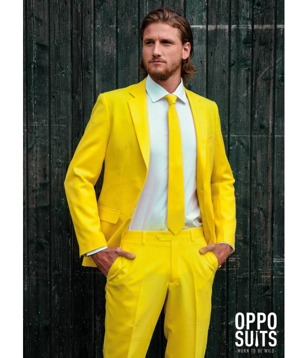 Luxe Maatpak Heren Geel