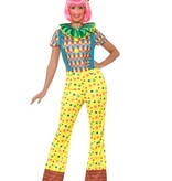 Dames kostuum clown
