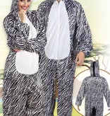 Zebra kostuum man/vrouw pluche