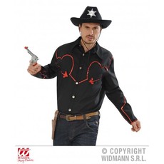 Cowboyshirt met pailletten decoratie