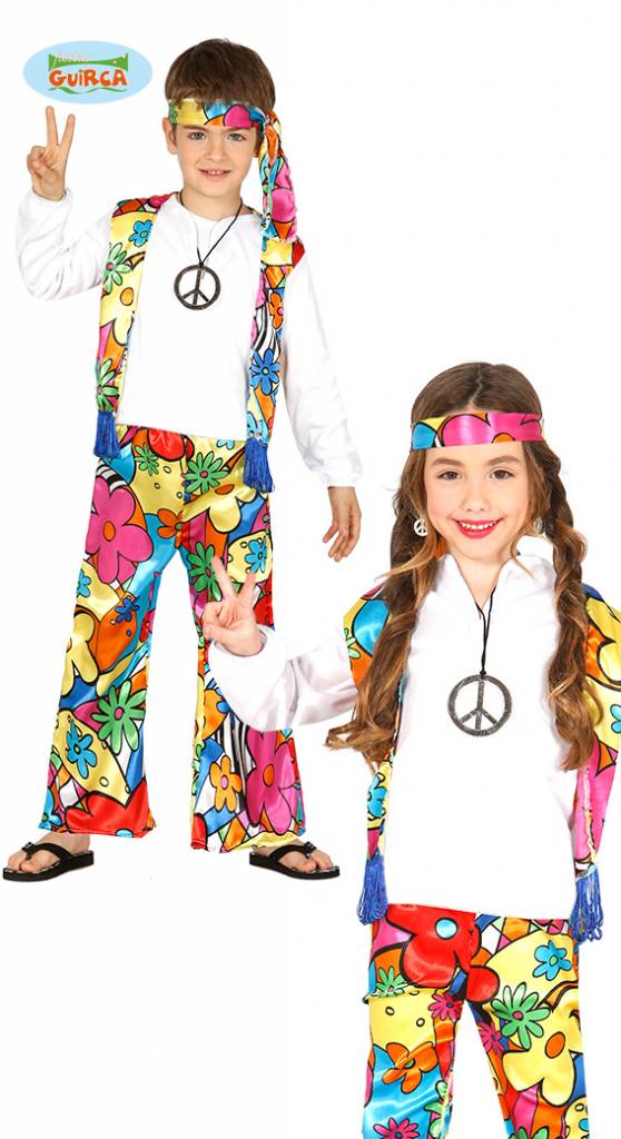 Hippie peace kostuum kind afbeelding